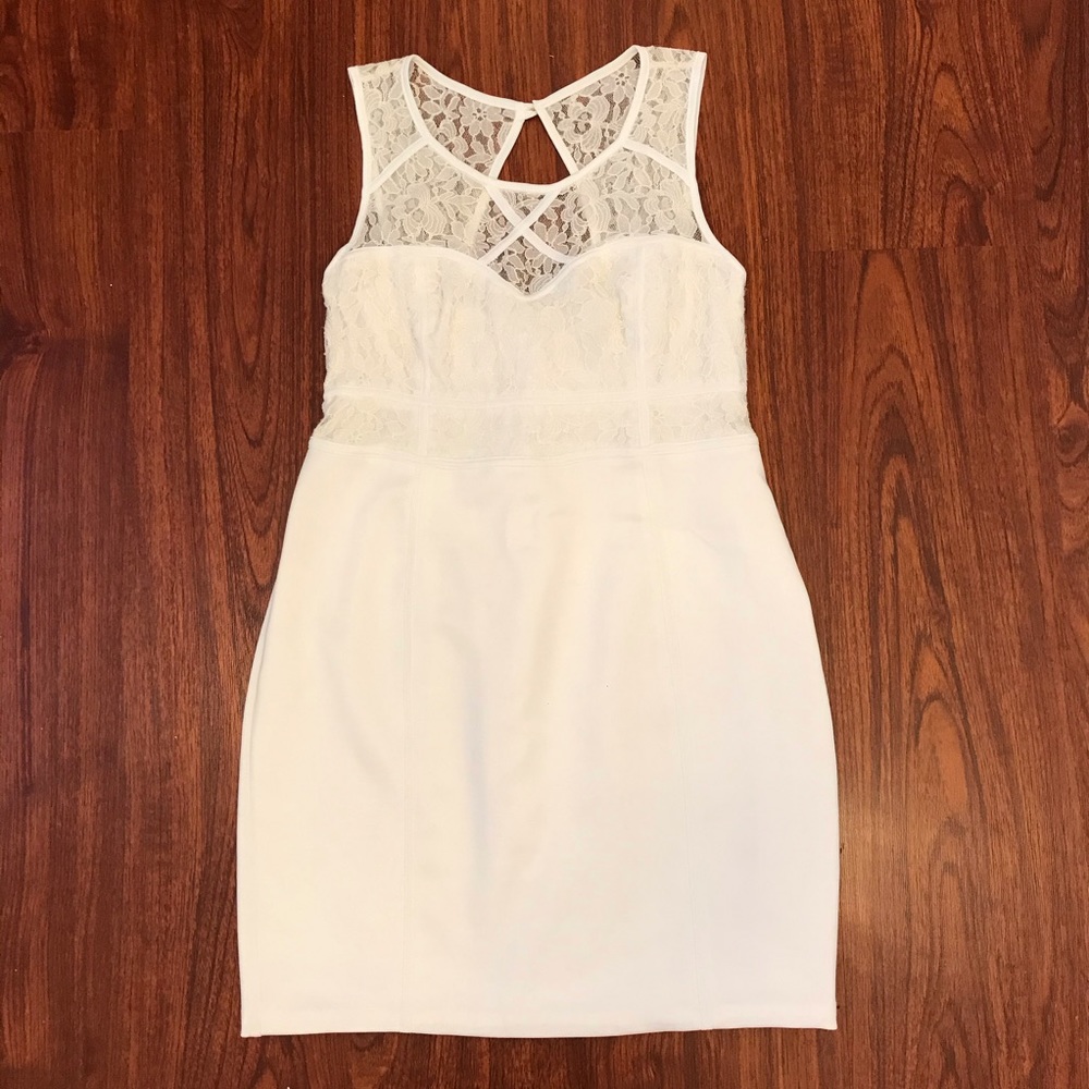 White Laced Dress
